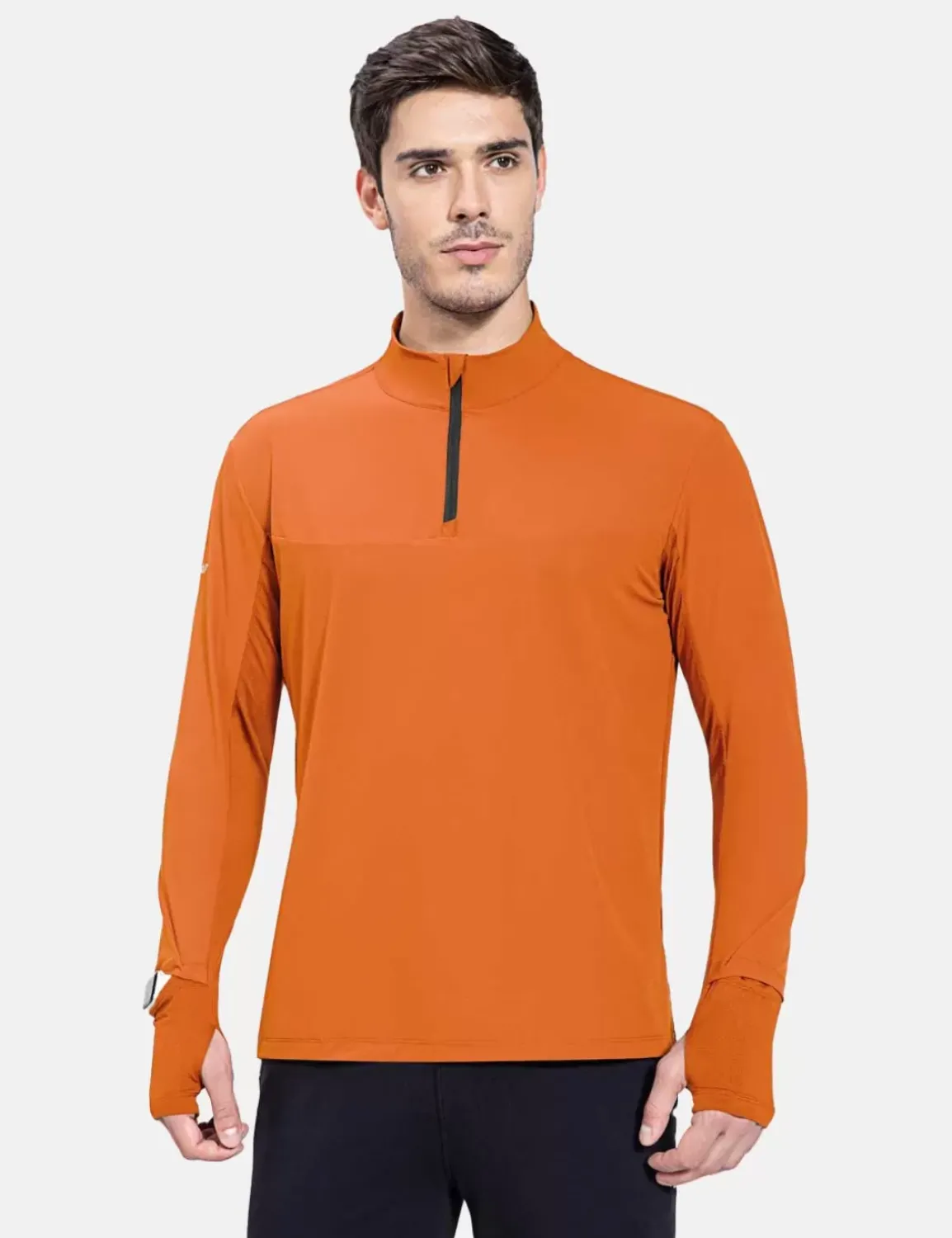 Baleaf Flyleaf Watch Window Quarter Zip Pullover^Men Long-Sleeved Shirts
