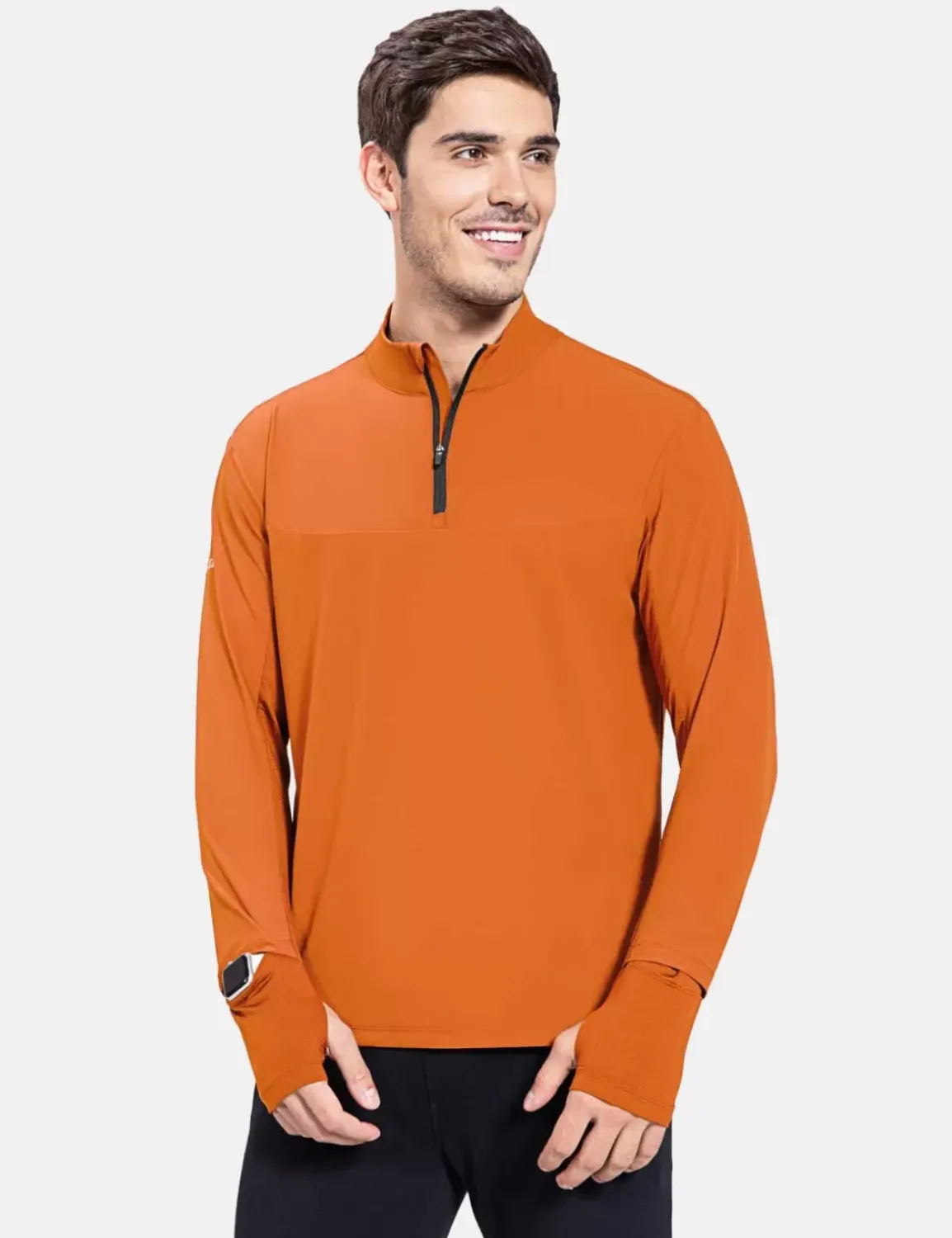 Baleaf Flyleaf Watch Window Quarter Zip Pullover^Men Long-Sleeved Shirts