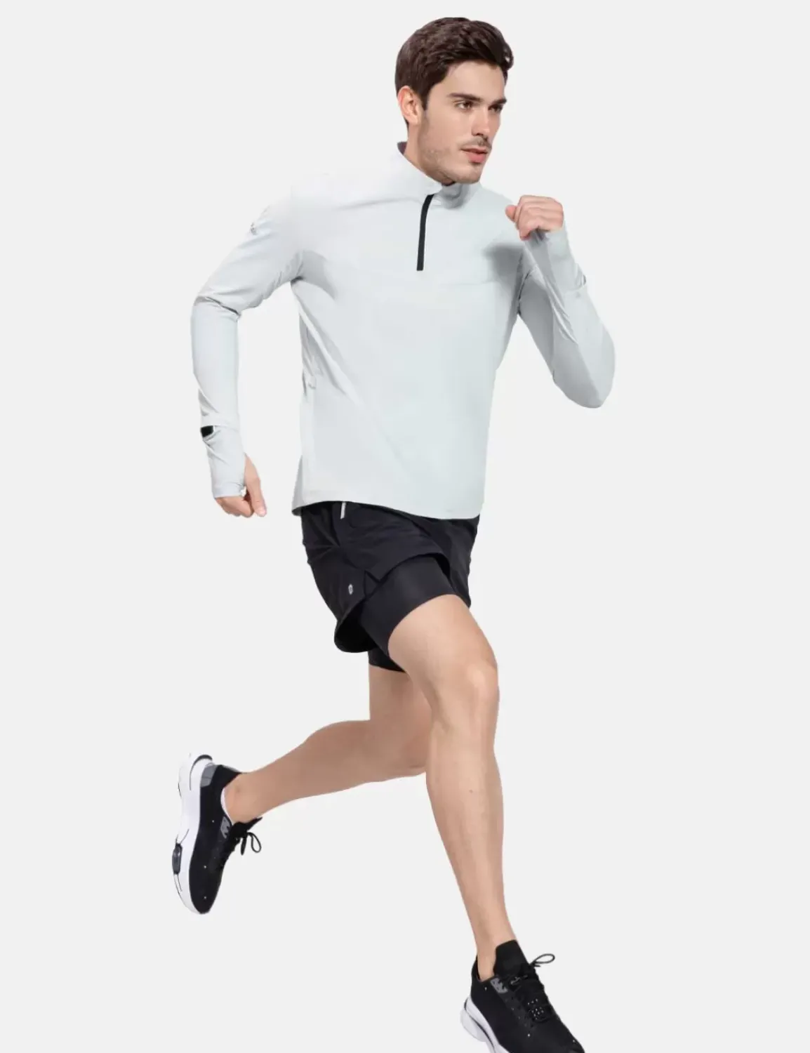 Baleaf Flyleaf Watch Window Quarter Zip Pullover^Men Long-Sleeved Shirts
