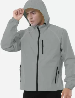 Baleaf Hooded Cycling Windbreaker^Men Jerseys & Track Jackets