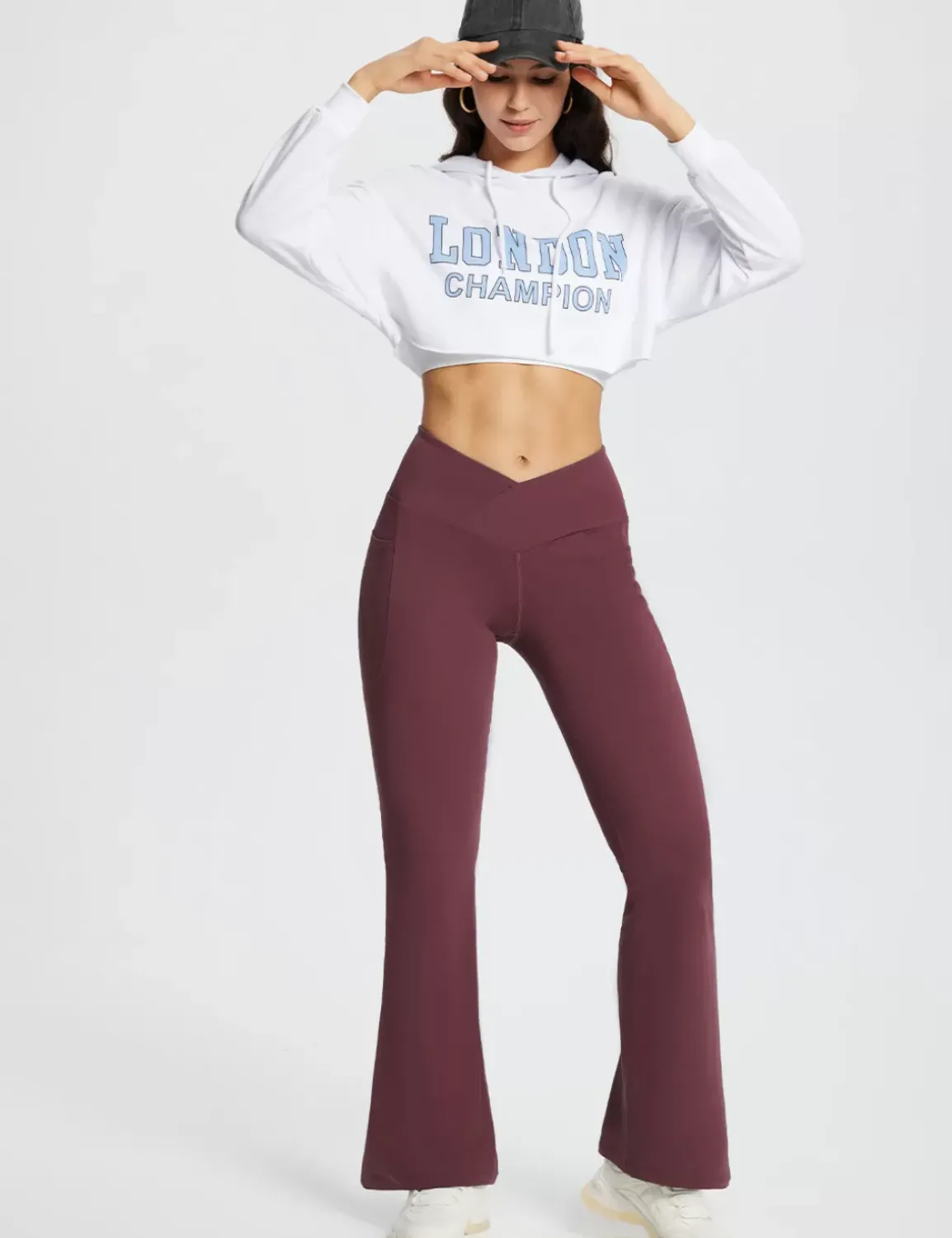 Baleaf Laureate 29'' Crossover High-Rise Flared Pants^Women Joggers & (Sweat) Pants