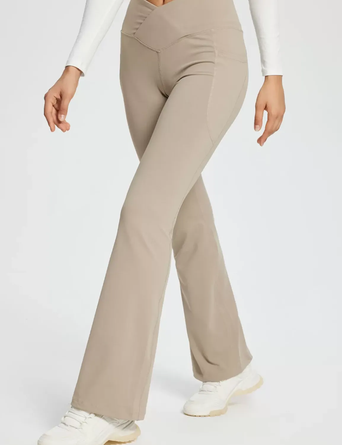 Baleaf Laureate 29'' Crossover High-Rise Flared Pants^Women Joggers & (Sweat) Pants