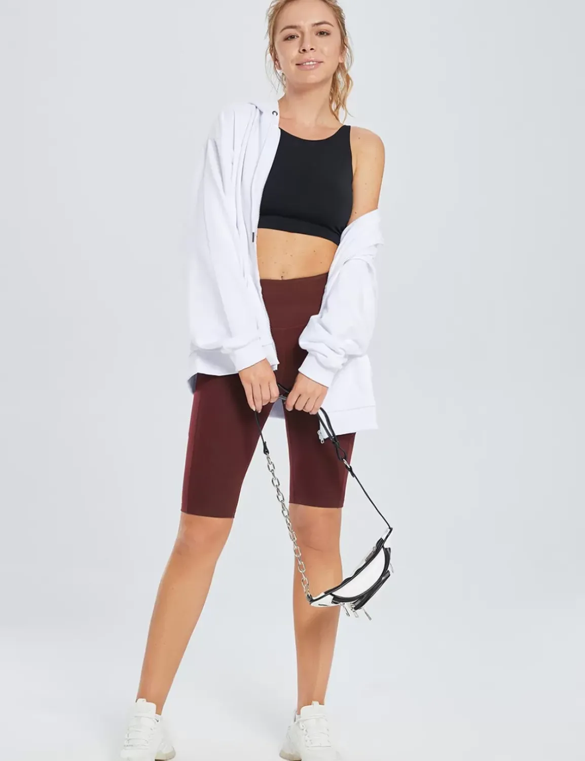 Baleaf Laureate 12" High Rise Shorts^Women Knee-Length