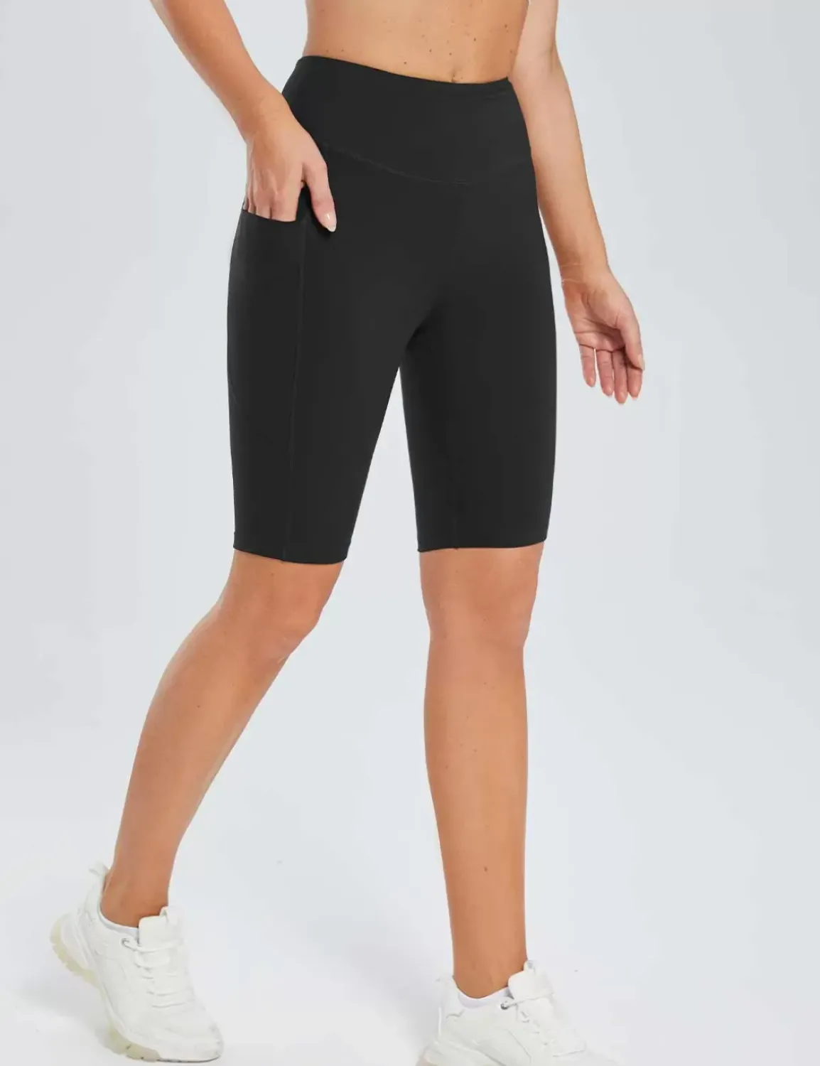Baleaf Laureate 10" High Rise Shorts^Women Knee-Length