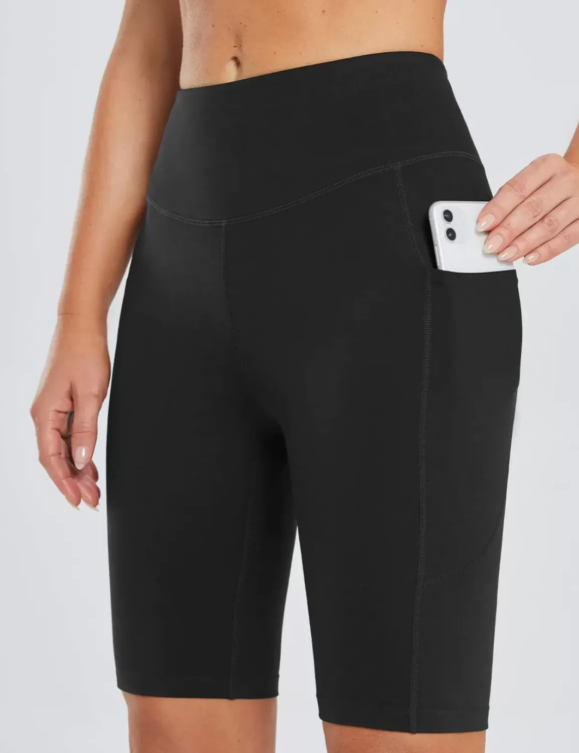 Baleaf Laureate 10" High Rise Shorts^Women Knee-Length