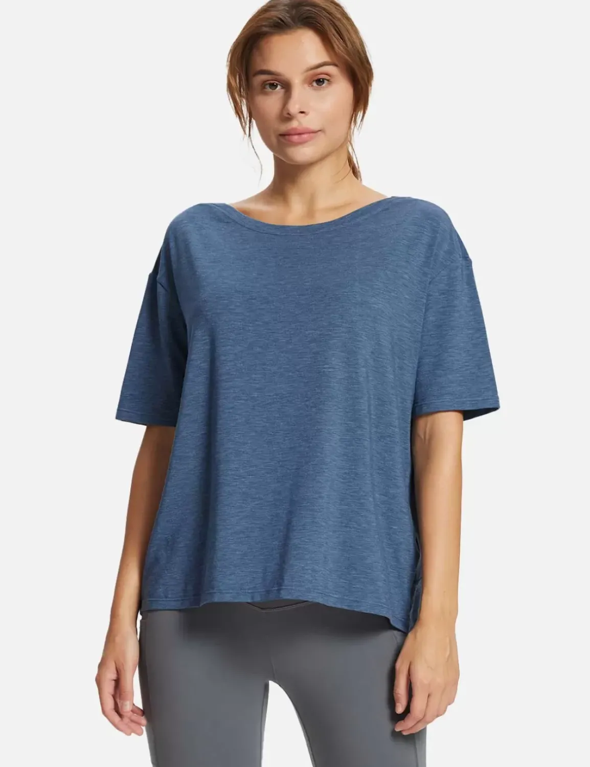 Baleaf Laureate Boatneck Slouch Fit Tee^Women Short-Sleeved & Tank Tops