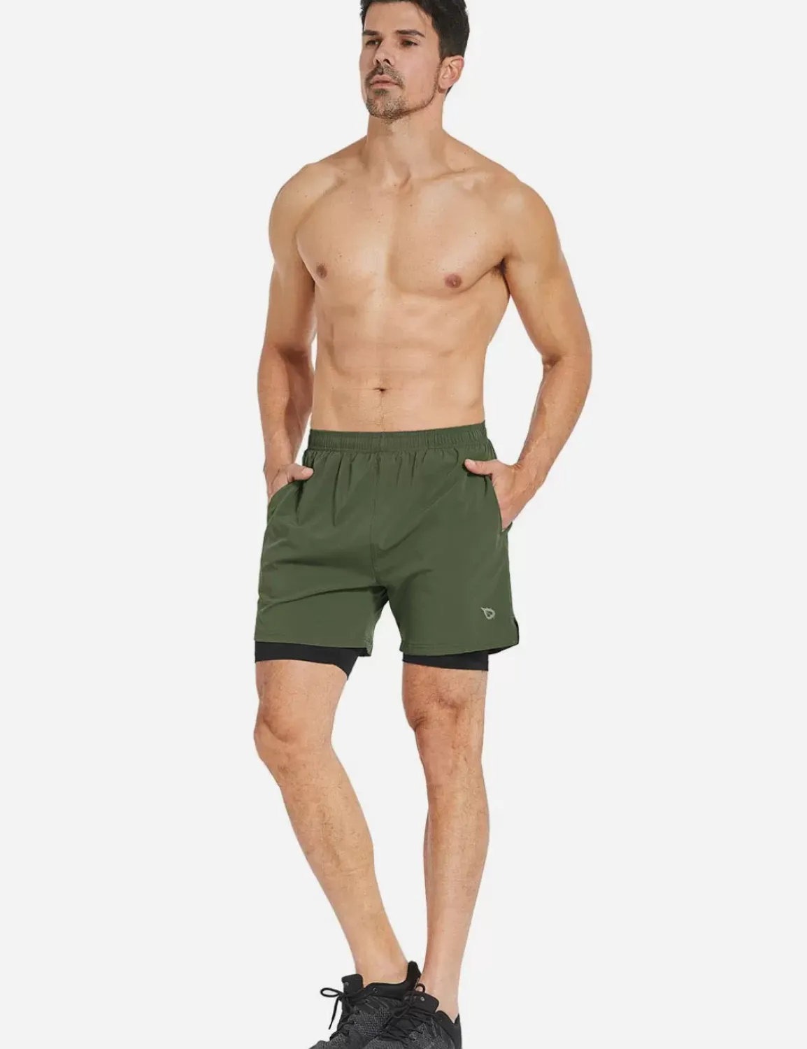 Baleaf Laureate Compression 2-In-1 Shorts^Men Shorts & Briefs