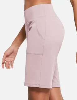 Baleaf Laureate High Rise Bermuda Shorts^Women Knee-Length