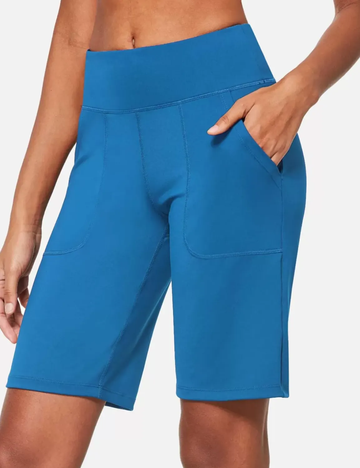 Baleaf Laureate High Rise Bermuda Shorts^Women Knee-Length