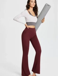 Baleaf Laureate High-Rise Pocketed Flared Pants^Women Joggers & (Sweat) Pants