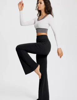 Baleaf Laureate High-Rise Pocketed Flared Pants^Women Joggers & (Sweat) Pants