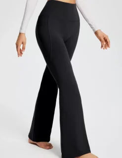 Baleaf Laureate High-Rise Pocketed Flared Pants^Women Joggers & (Sweat) Pants