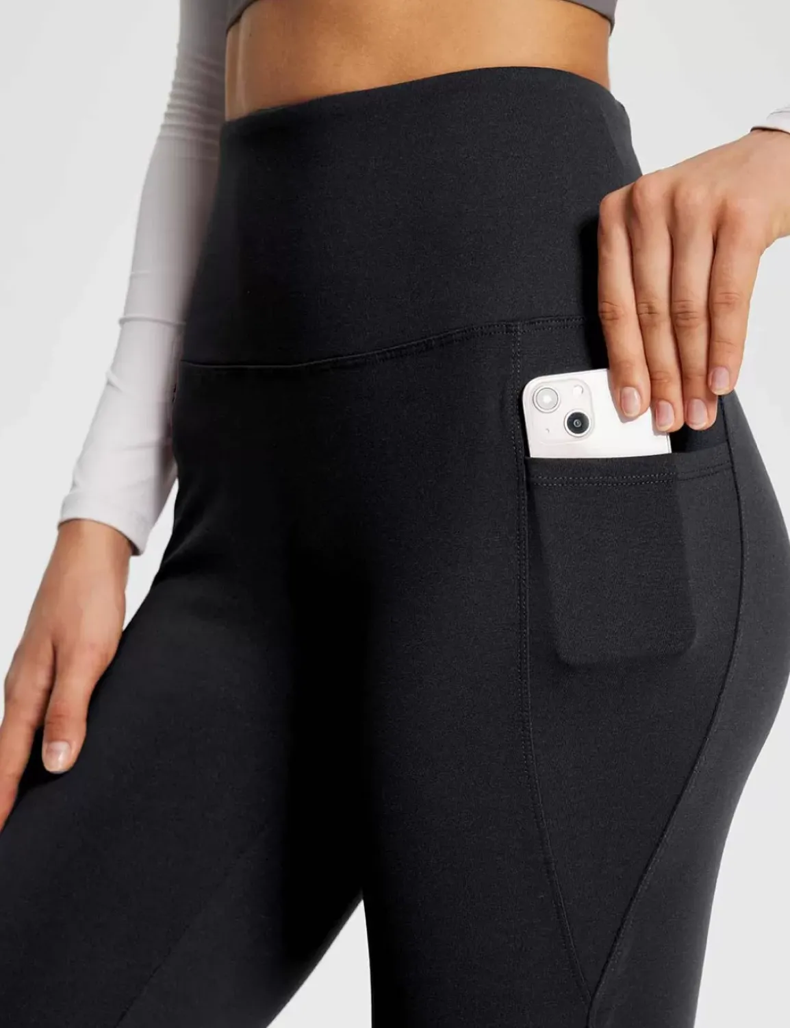 Baleaf Laureate High-Rise Pocketed Flared Pants^Women Joggers & (Sweat) Pants