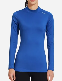 Baleaf Laureate Mock Neck Compressive Top^Women Long-Sleeved