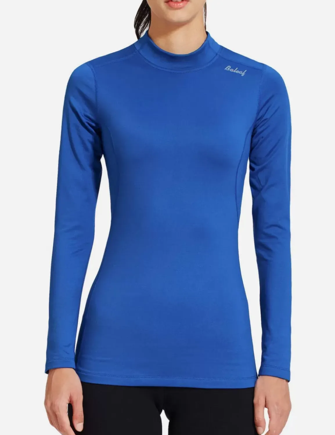 Baleaf Laureate Mock Neck Compressive Top^Women Long-Sleeved
