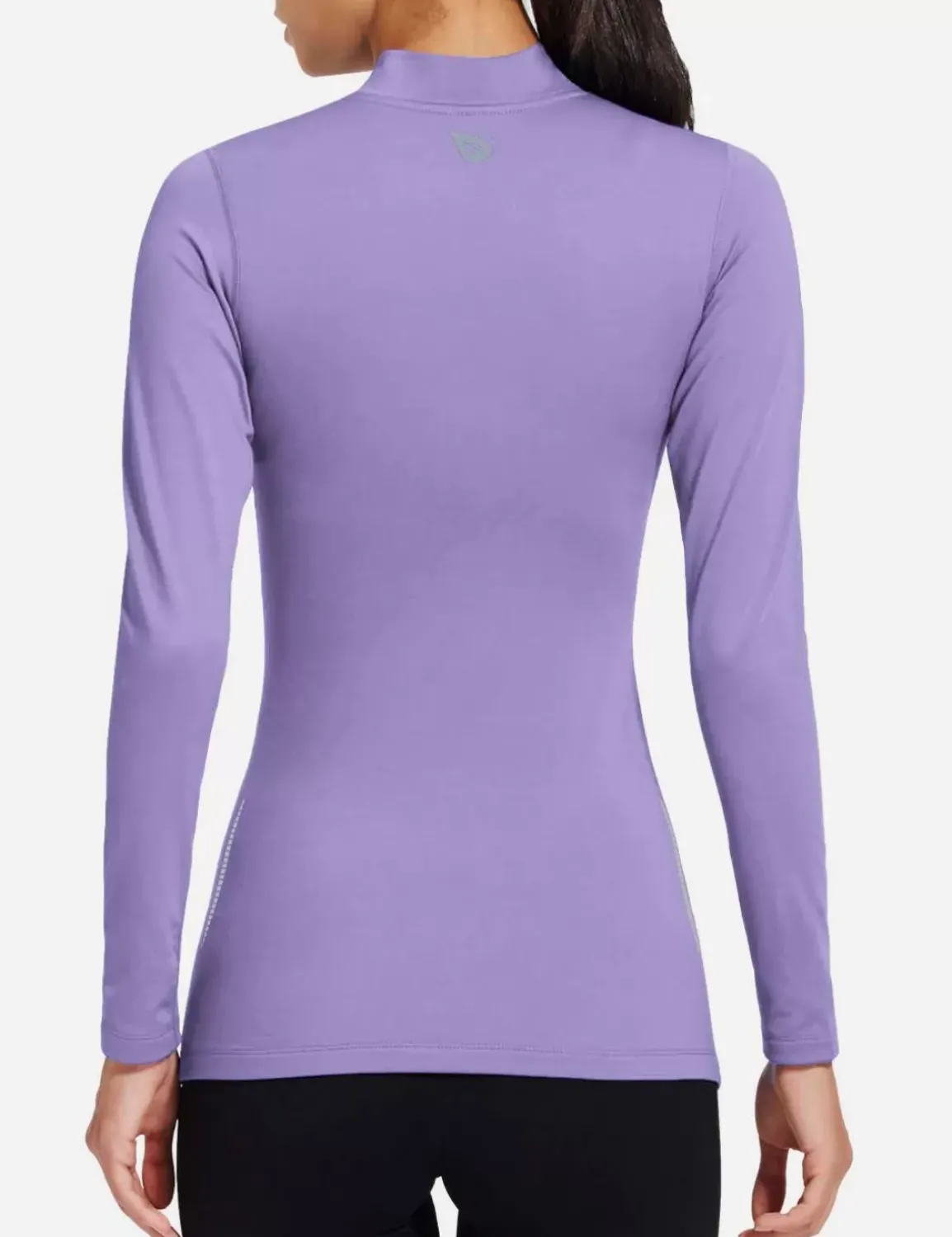 Baleaf Laureate Mock Neck Compressive Top^Women Long-Sleeved