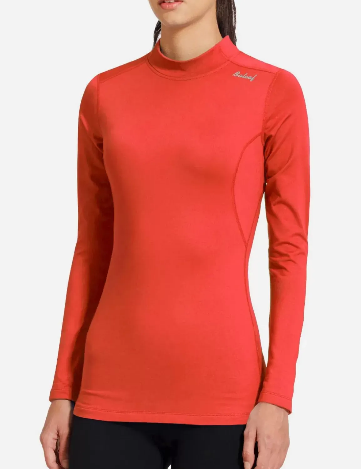 Baleaf Laureate Mock Neck Compressive Top^Women Long-Sleeved