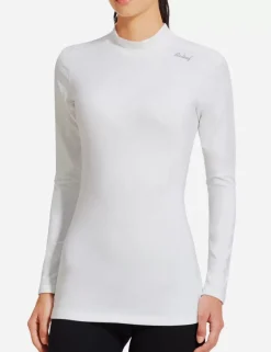 Baleaf Laureate Mock Neck Compressive Top^Women Fleece-Lined