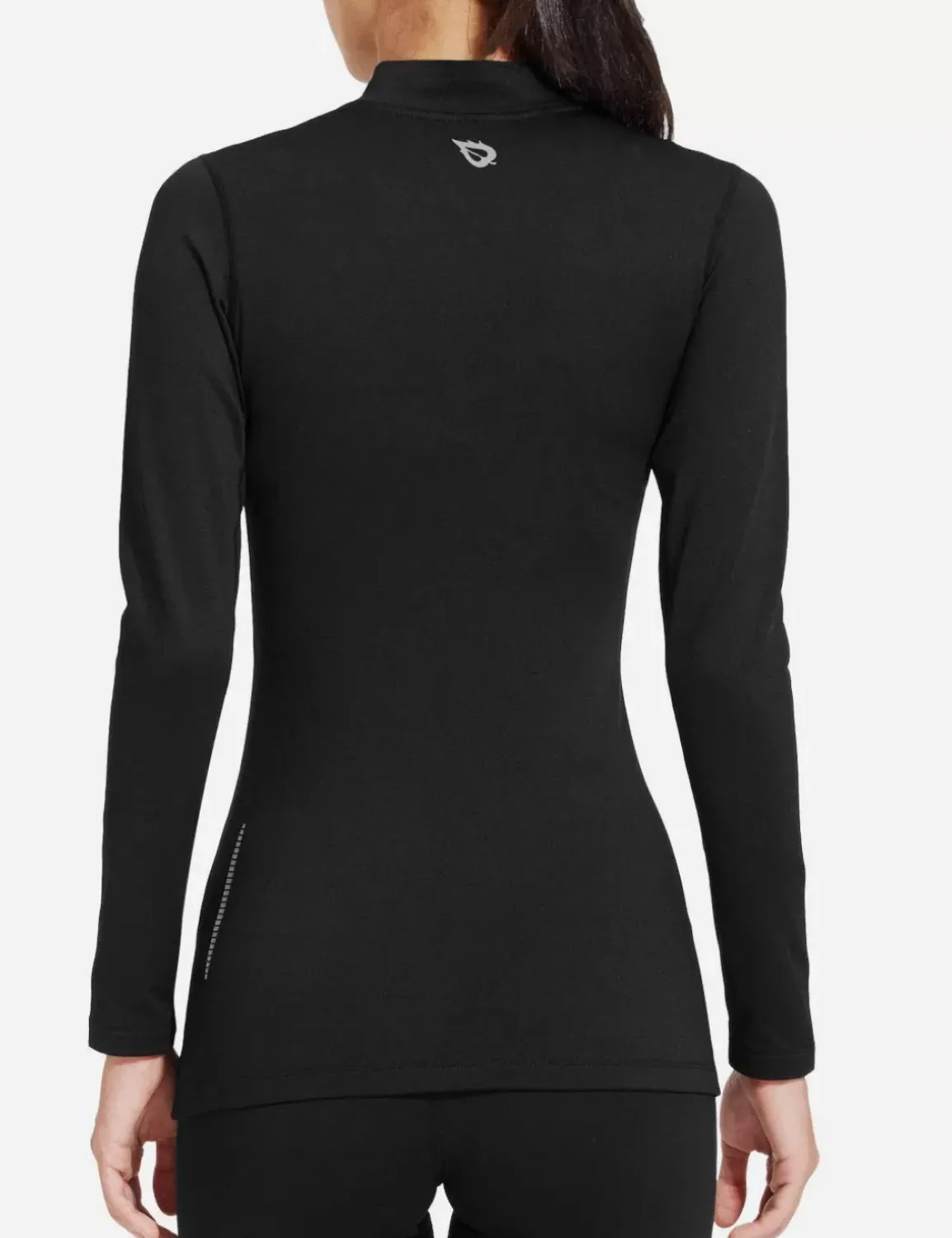 Baleaf Laureate Mock Neck Compressive Top^Women Fleece-Lined