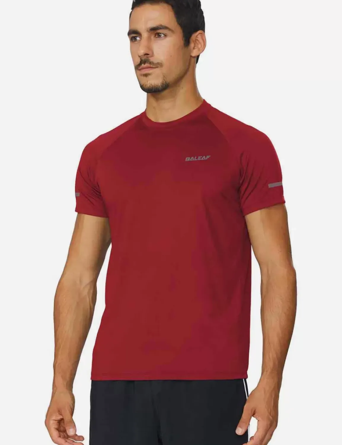 Baleaf Laureate Quick Dry Short Sleeve^Men Short-Sleeved Shirts & Tank Tops