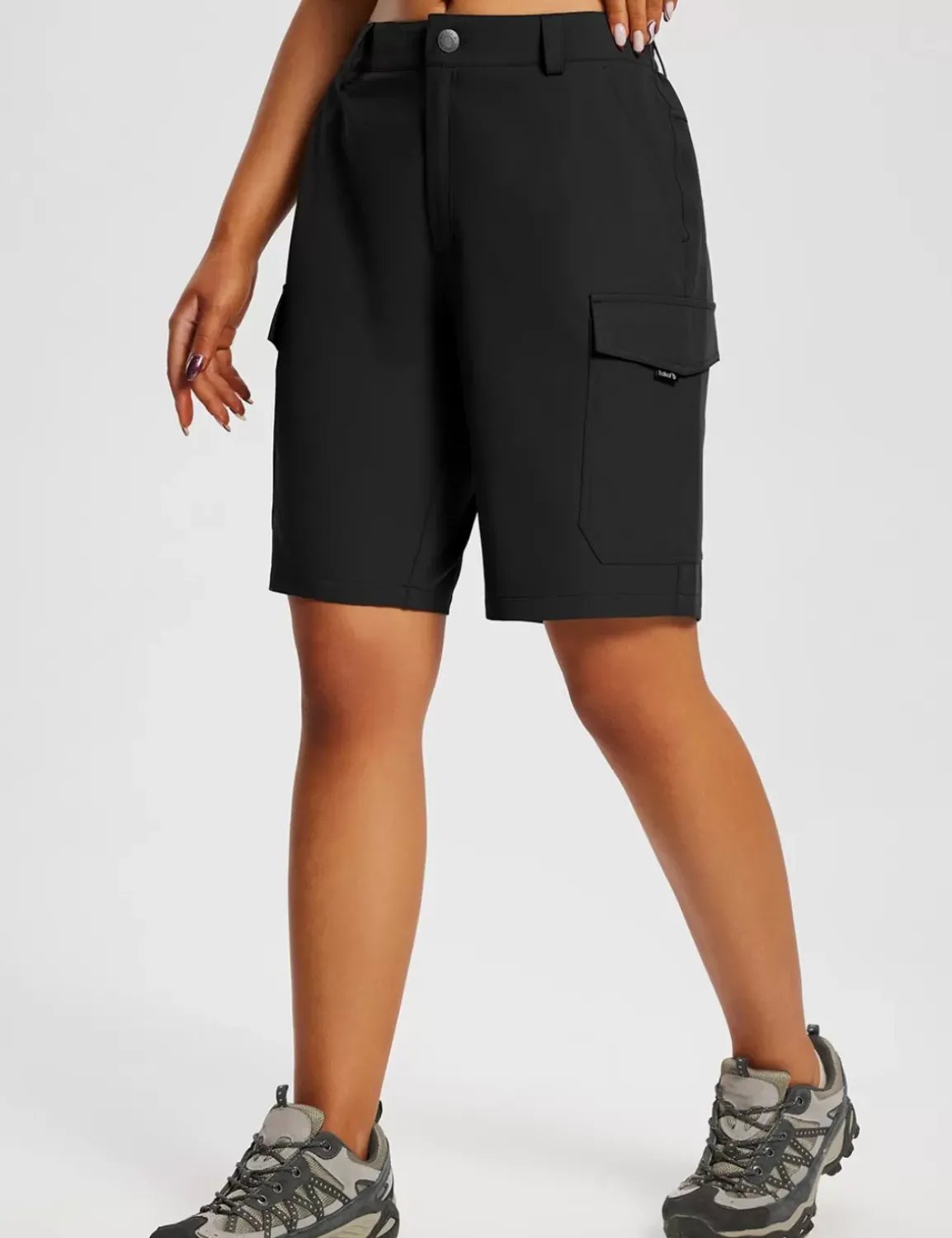 Baleaf Laureate Quick-Dry Cargo Shorts^Women Knee-Length