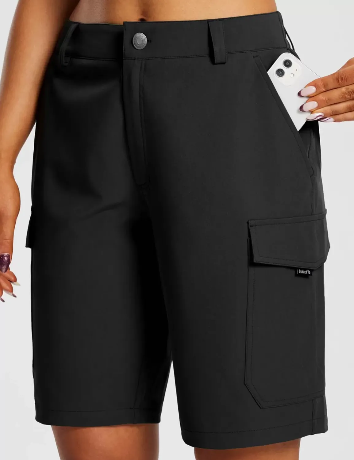 Baleaf Laureate Quick-Dry Cargo Shorts^Women Knee-Length