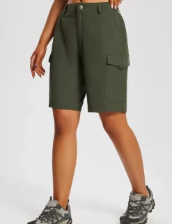 Baleaf Laureate Quick-Dry Cargo Shorts^Women Knee-Length