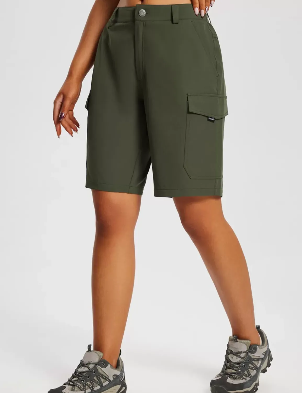 Baleaf Laureate Quick-Dry Cargo Shorts^Women Knee-Length