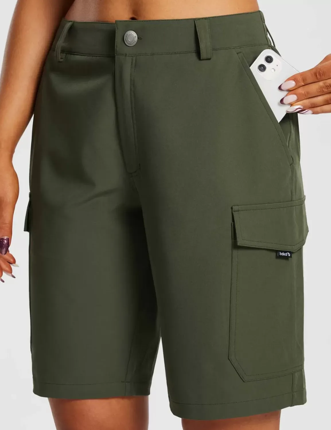 Baleaf Laureate Quick-Dry Cargo Shorts^Women Knee-Length