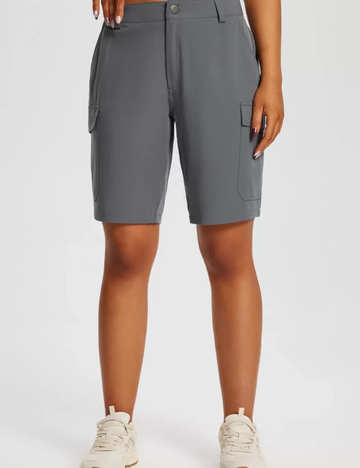 Baleaf Laureate Quick-Dry Cargo Shorts^Women Knee-Length