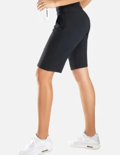 Baleaf Laureate Ruched Waist Bermuda Shorts^Women Knee-Length