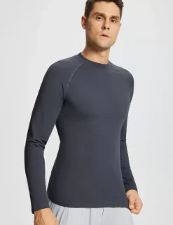 Baleaf Laureate Thermal Crew Neck T-Shirt^Men Long-Sleeved Shirts