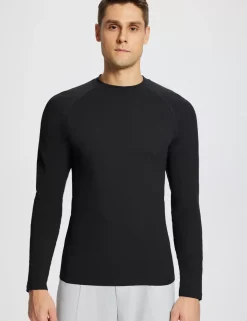 Baleaf Laureate Thermal Crew Neck T-Shirt^Men Long-Sleeved Shirts