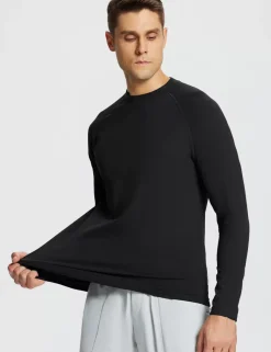 Baleaf Laureate Thermal Crew Neck T-Shirt^Men Long-Sleeved Shirts