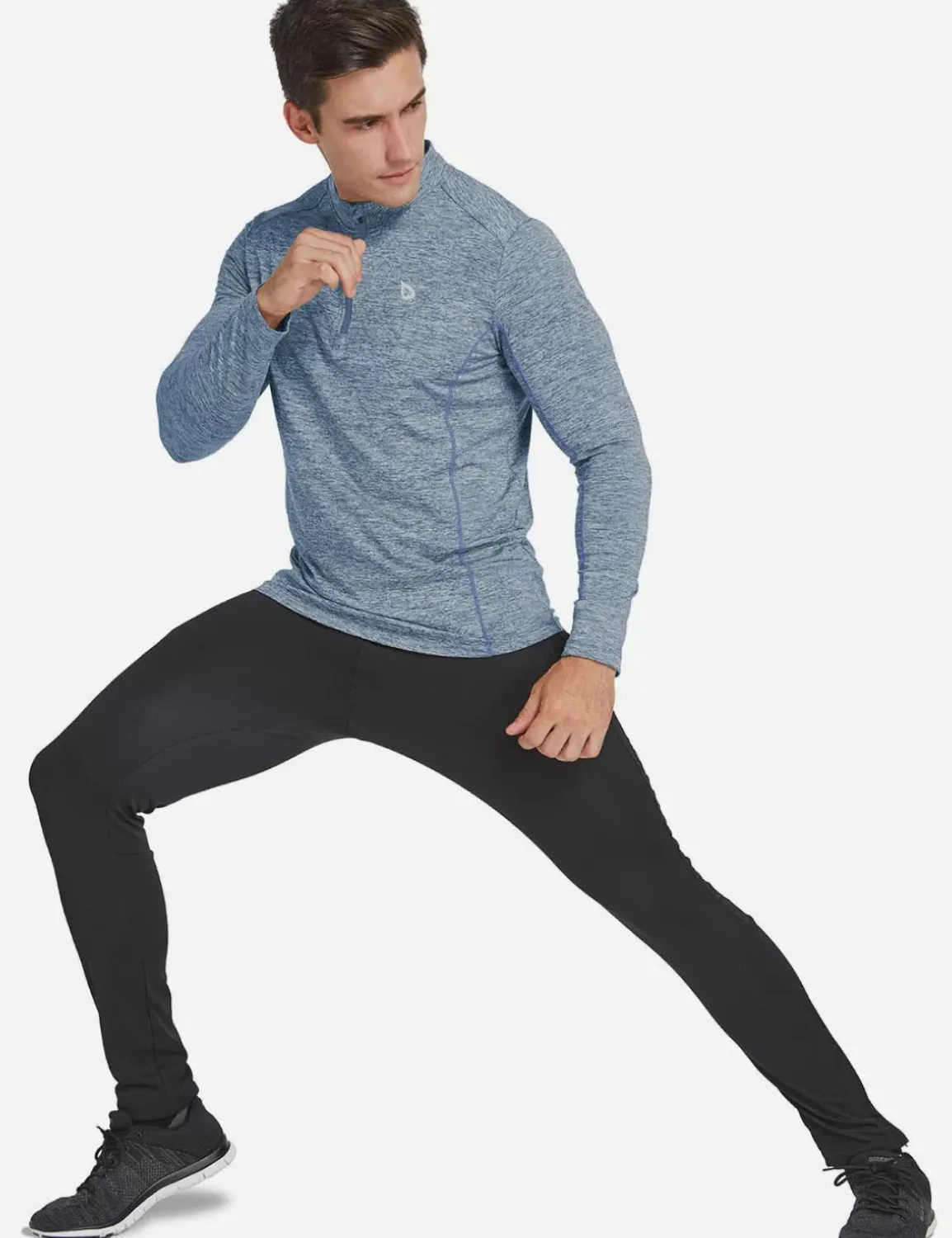 Baleaf Laureate Thermal Mock Neck Pullover^Men Long-Sleeved Shirts