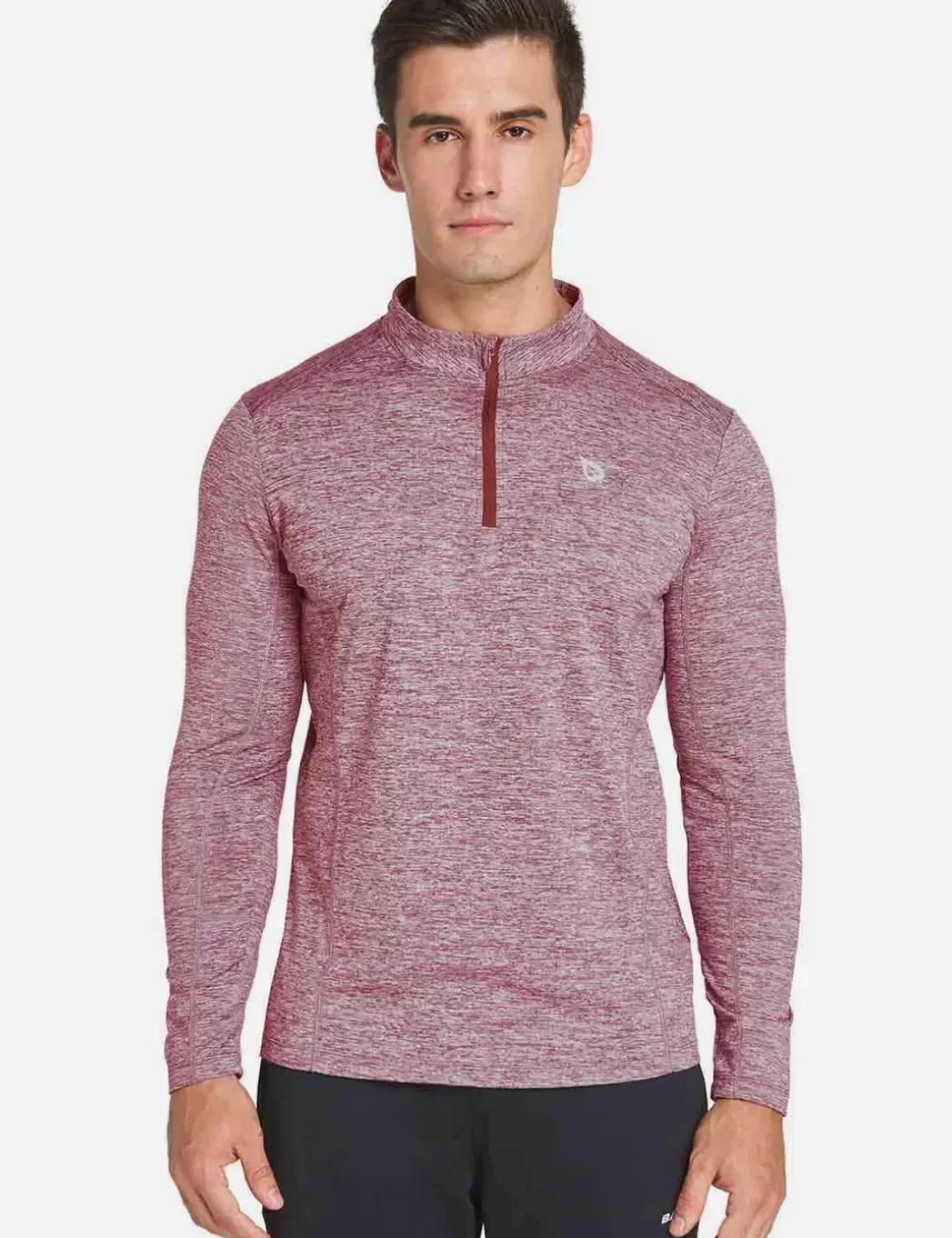 Baleaf Laureate Thermal Mock Neck Pullover^Men Long-Sleeved Shirts