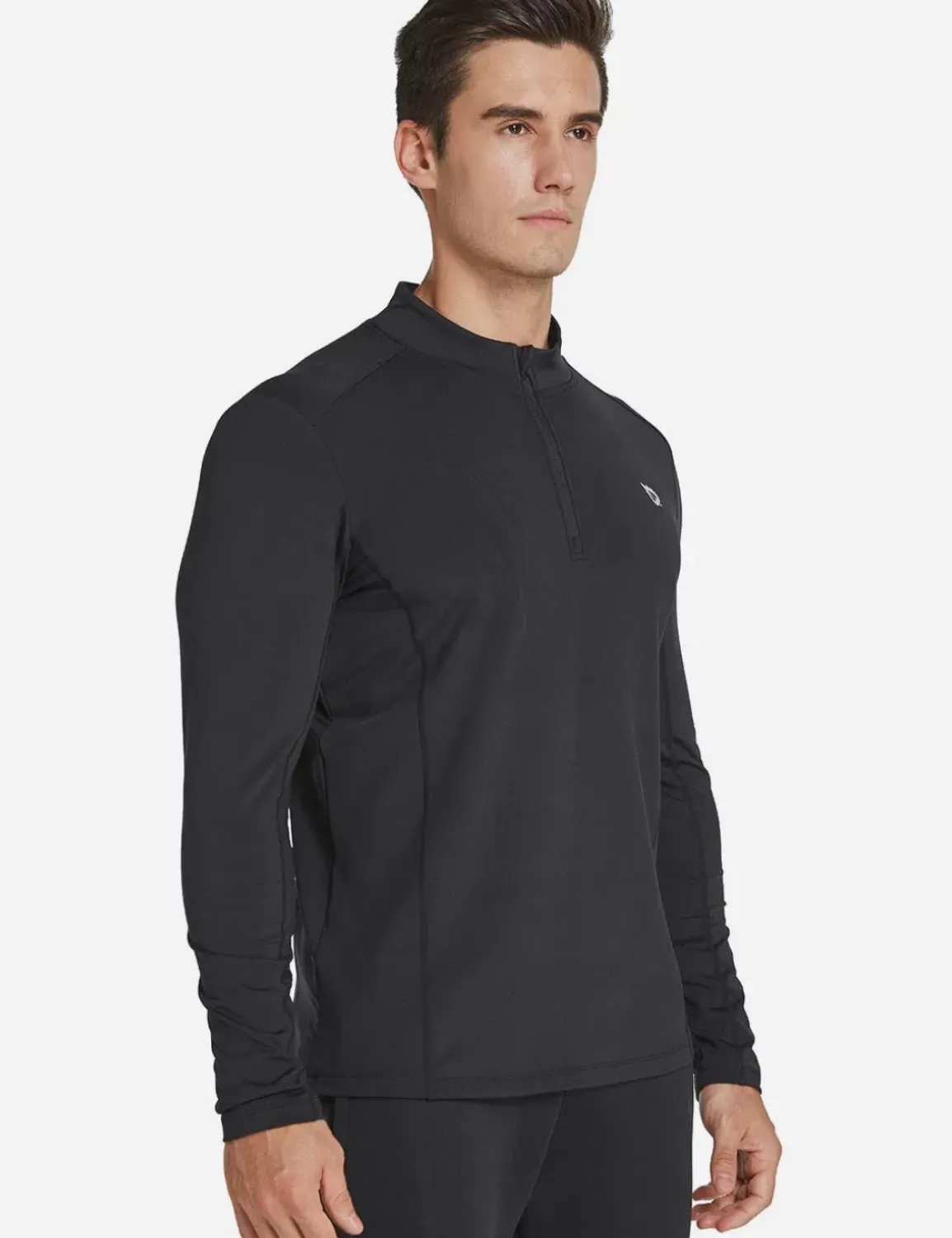 Baleaf Laureate Thermal Mock Neck Pullover^Men Fleece-Lined