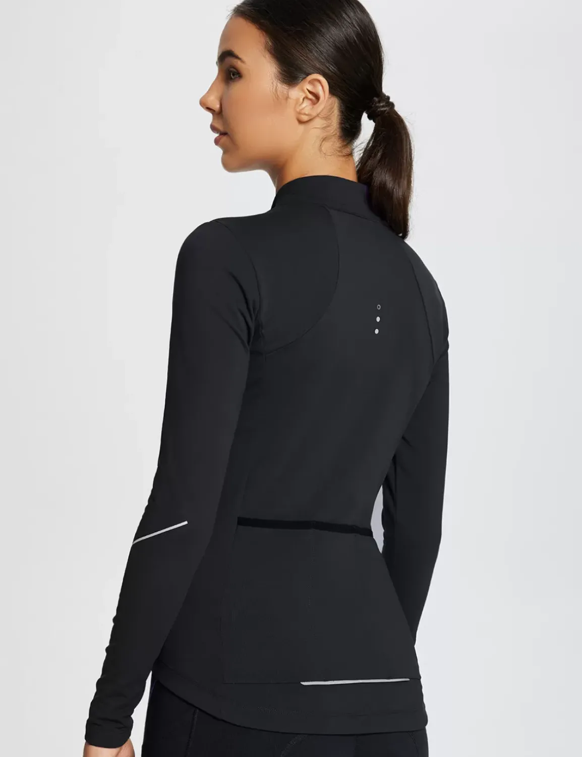Baleaf Laureate Thermal Pocketed Cycling Jersey^Women Fleece-Lined