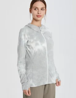 Baleaf Laureate Upf 50+ Tie Dye Sun Hoodie^Women Jerseys & Track Jackets