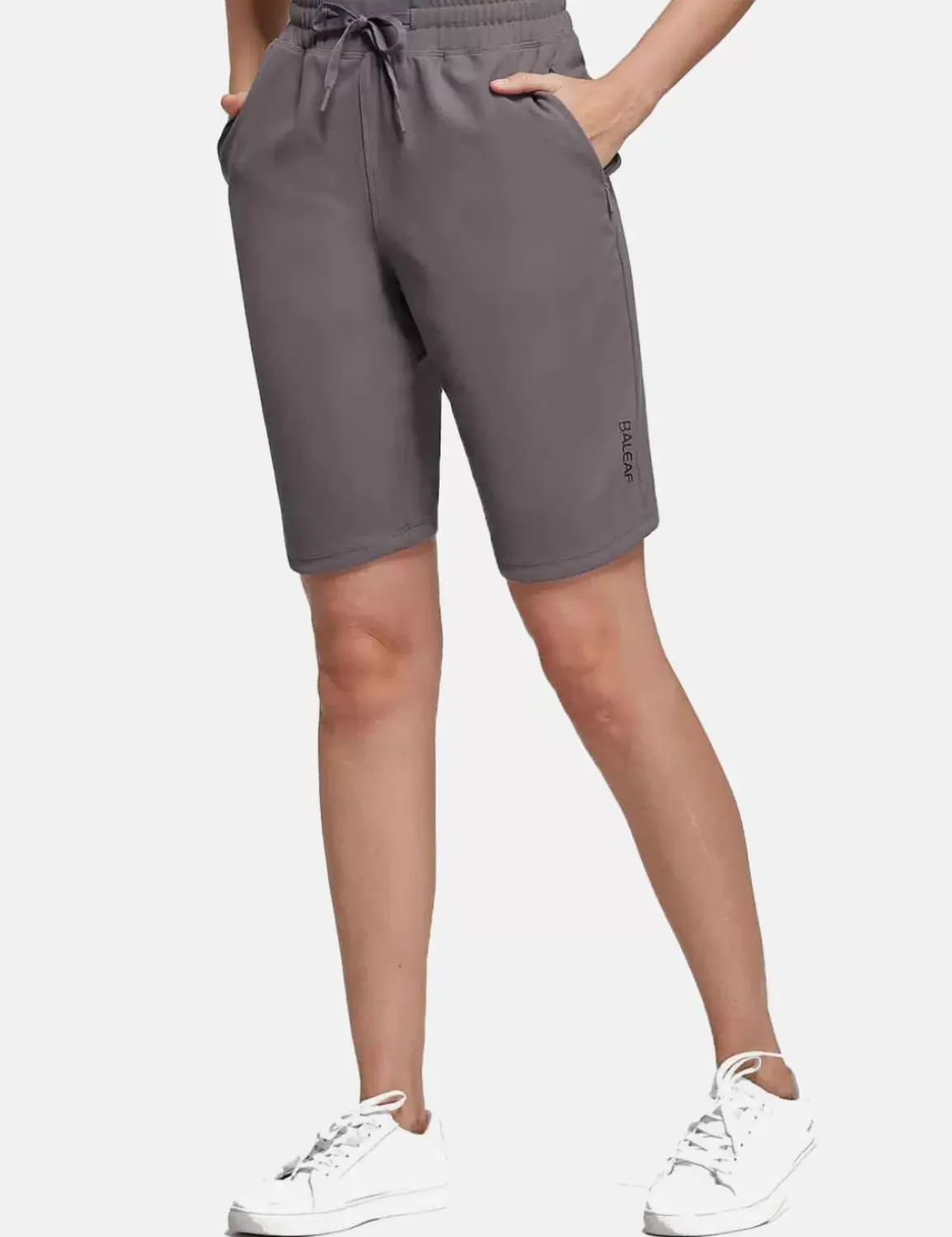 Baleaf Laureate Zipper Pocket Bermuda Shorts^Women Shorts & Underwear