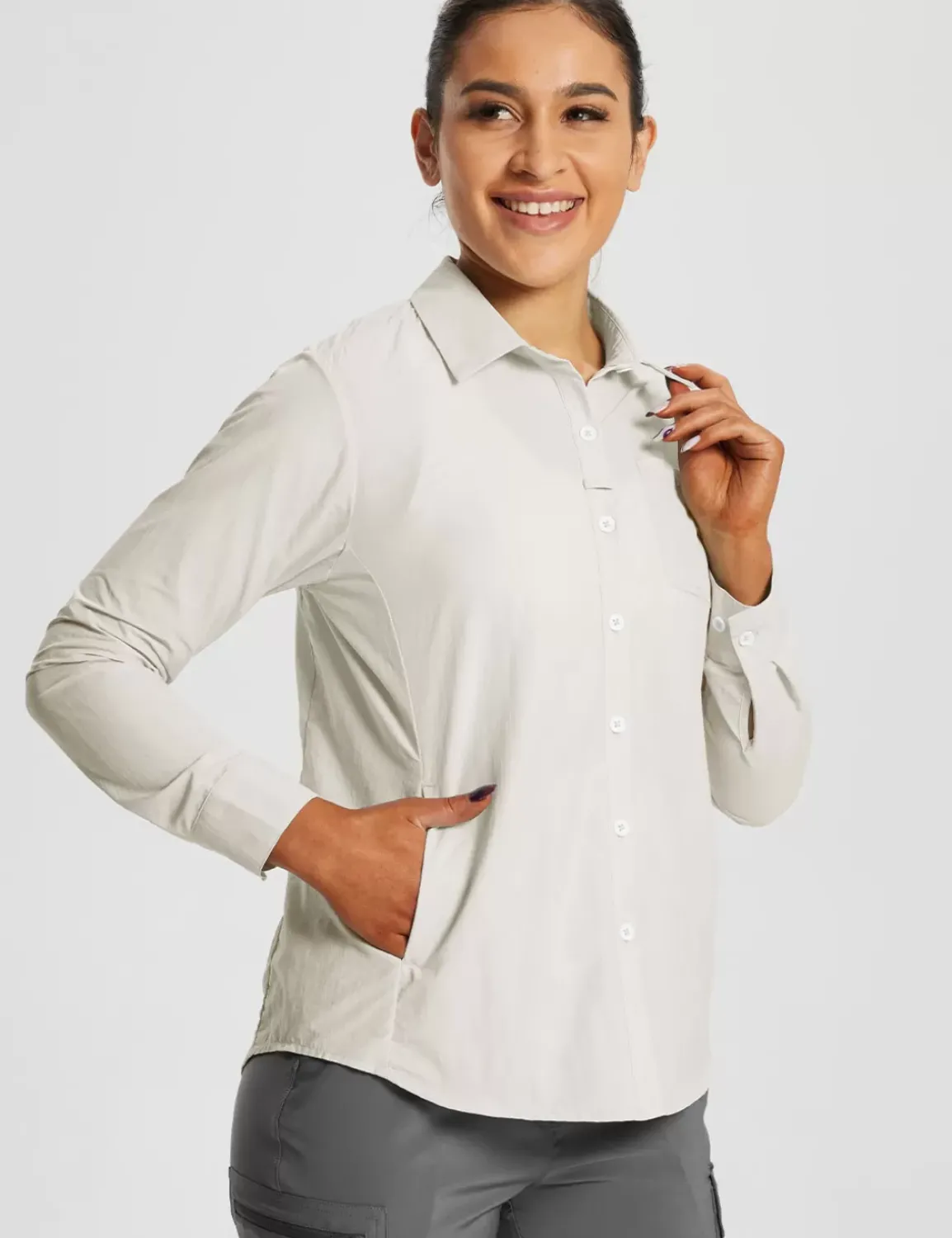 Baleaf Quick-Dry Upf 50+ Sun Shirts^Women Long-Sleeved