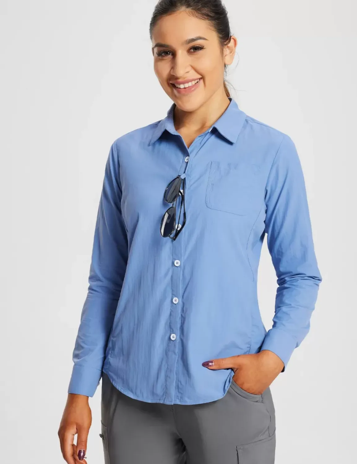 Baleaf Quick-Dry Upf 50+ Sun Shirts^Women Long-Sleeved