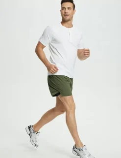 Baleaf Short-Sleeve Henley T-Shirt (Website Exclusive）^Men Short-Sleeved Shirts & Tank Tops
