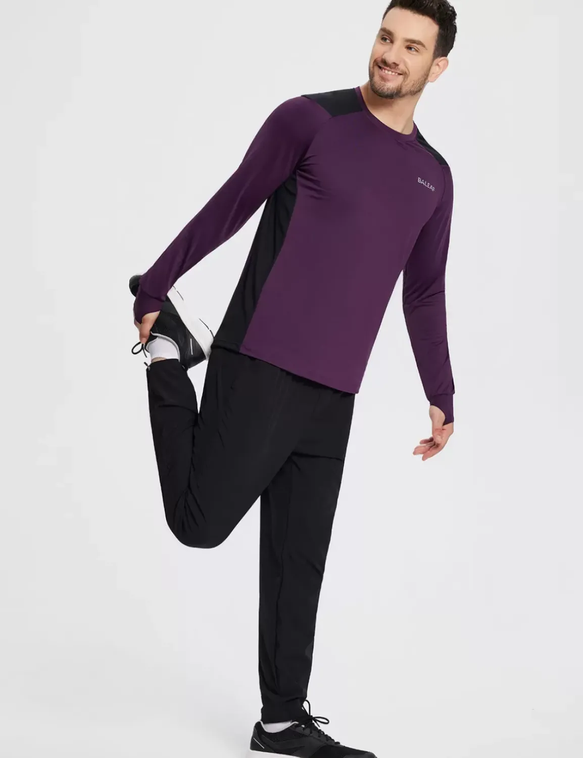 Baleaf Sustainable Bodyfit Baselayer^Men Long-Sleeved Shirts