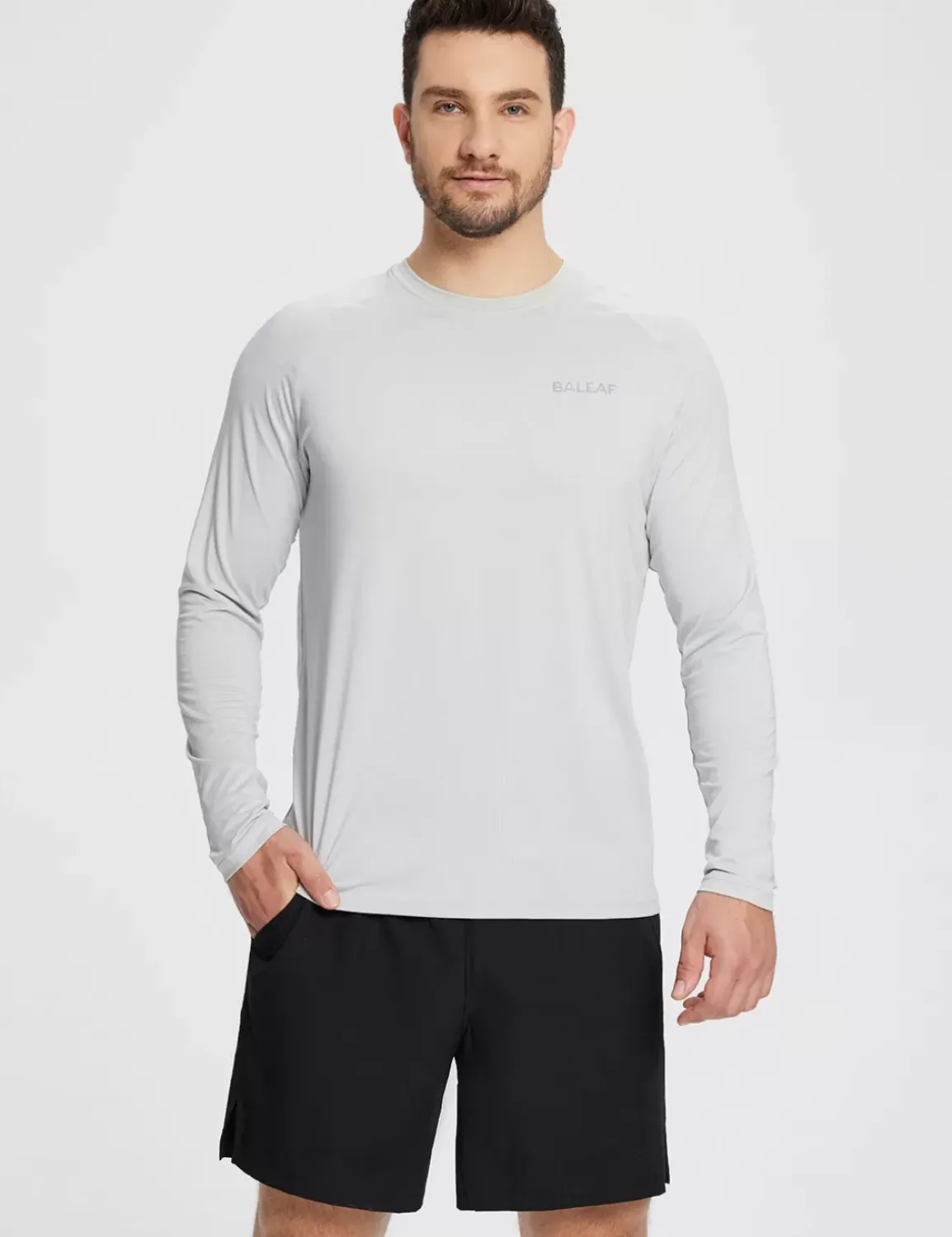 Baleaf Sustainable Long-Sleeve Baselayer^Men Long-Sleeved Shirts