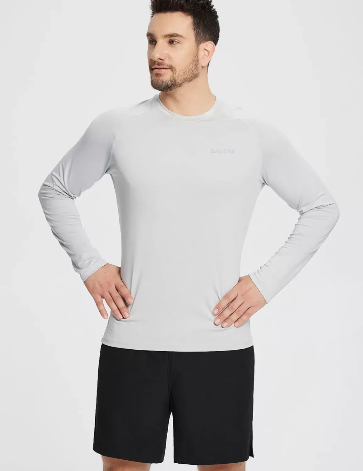 Baleaf Sustainable Long-Sleeve Baselayer^Men Long-Sleeved Shirts