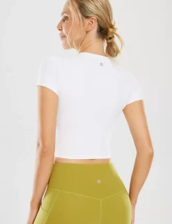 Baleaf Sweatleaf Crew Neck Crop Top^Women Short-Sleeved & Tank Tops