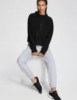 Baleaf Thermal Hooded Cropped Pullover^Women Fleece-Lined