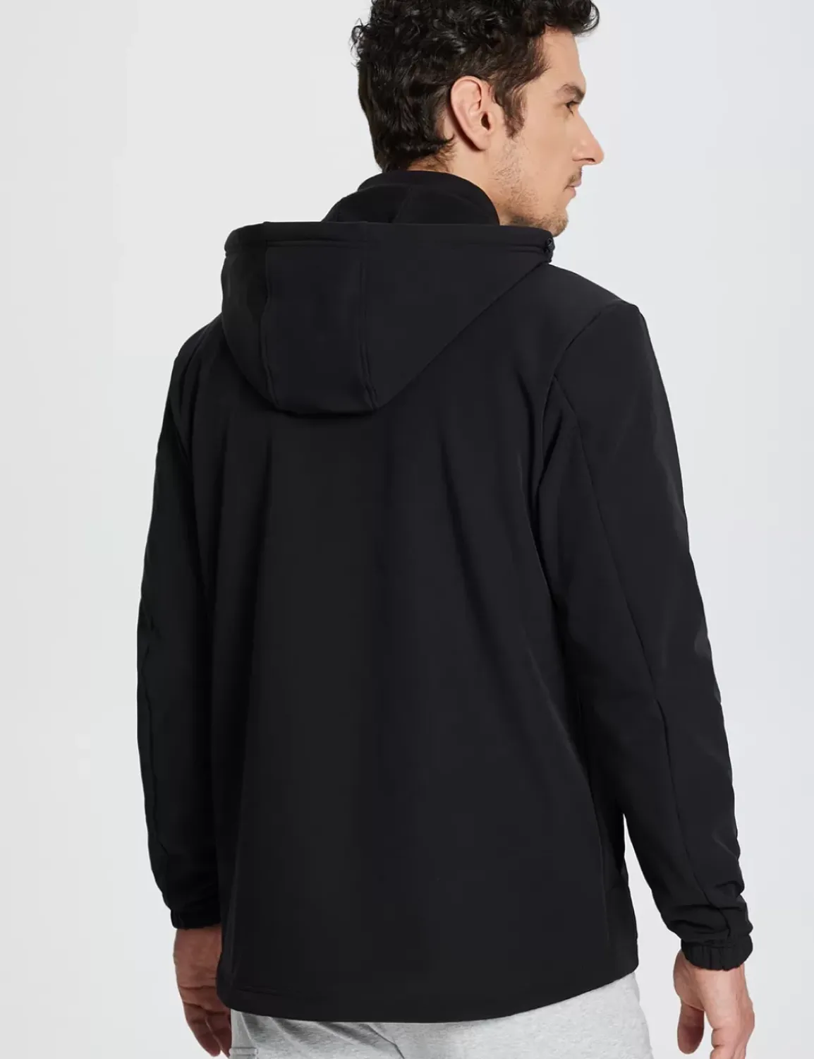 Baleaf Thermal Hooded Softshell Windbreaker^Men Fleece-Lined