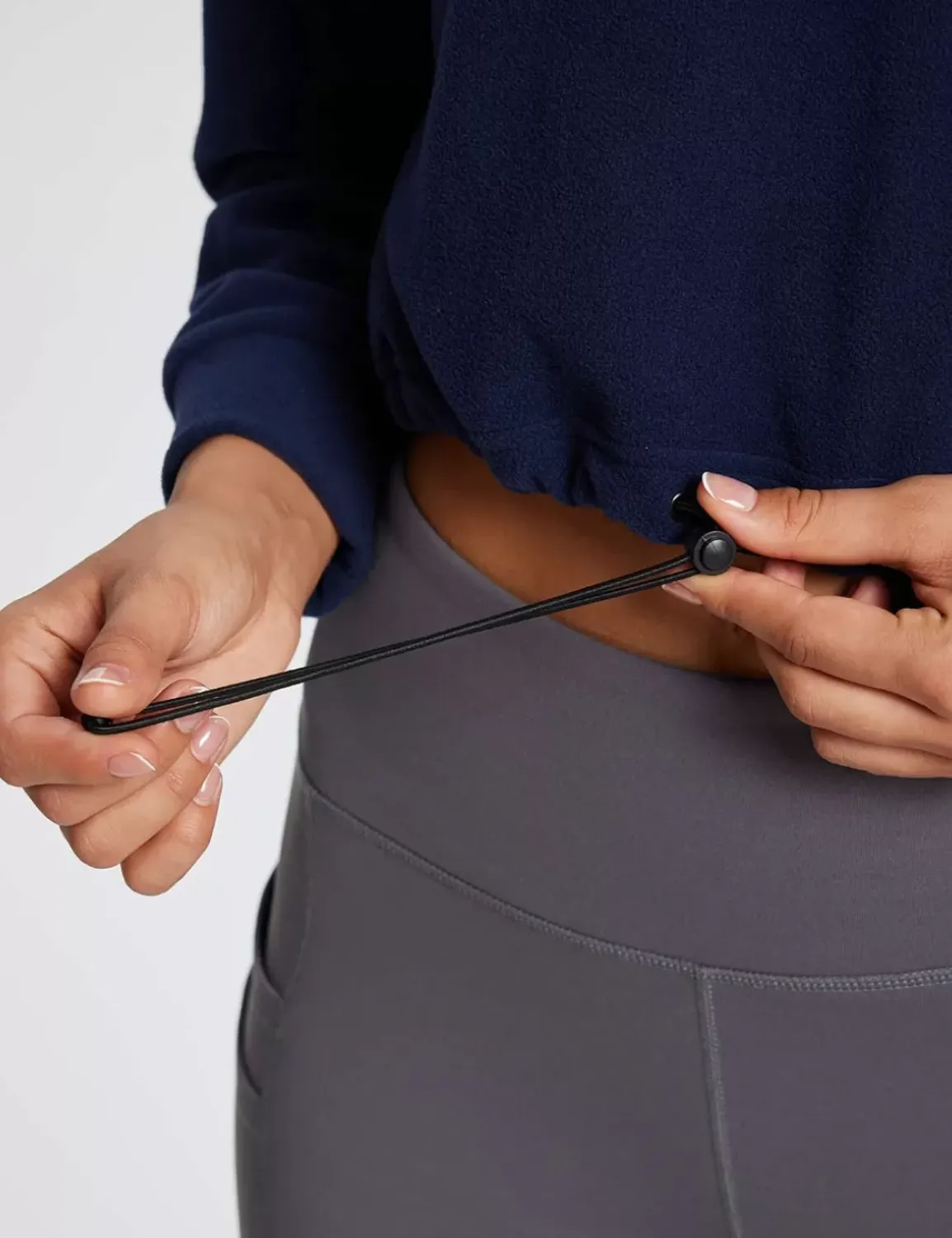 Baleaf Turtleneck Long-Sleeve Crop Pullover^Women Long-Sleeved